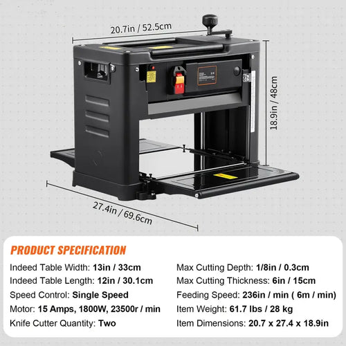 Bench Planer Machine